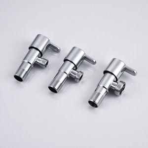 Robinet d'angle en acier inoxydable G3/8 15mm pour raccordement de robinet d'eau de salle de bain ou de cuisine - Product Image 1