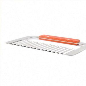 Kitchen Tool Stainless Steel Manual Wavy Knife Potato <b>Cutter</b> and French Fry Maker Wavy <b>Edged</b> Crinkle French Fry Potato <b>Cutter</b> - Product Image 2