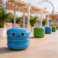 Meubles décoratifs personnalisés, tabourets macaron durables, chaises mignonnes pour enfants, pour hôtel, maison, maternelle, parc d'attractions, extérieur