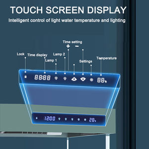 Aquarium intelligent en verre transparent ultra blanc avec filtre et lumière LED et support en alliage d'aluminium Aquarium en gros aquarium - Product Image 4