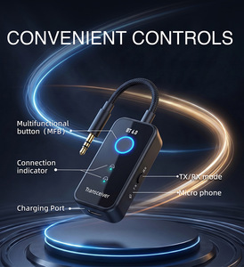 Nouvel adaptateur audio USB BT5.4, kit voiture/hélicoptère/haut-parleurs, signal <span class=keywords><strong>Bluetooth</strong></span>, émetteur et récepteurs audio sans fil - Product Image 3