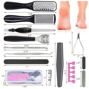 Kit de manucure avec ciseaux, mini polissoir à ongles, coupe-ongles, lime à pieds, coupe-ongles, ensemble d'outils de soin des ongles personnalisés pour salon de beauté, outils de manucure - Product Image 4