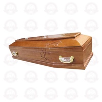 Ataúdes Ecológicos Biodegradables de Madera Estilo Europeo Italiano para Adultos, Gran Venta, Capacidad de 220 Pulgadas Cúbicas para Entierro