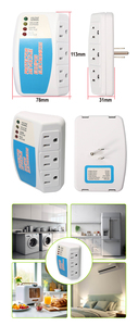 <span class=keywords><strong>Protector</strong></span> <span class=keywords><strong>de</strong></span> Voltaje 15A 120V 175J, <span class=keywords><strong>Protector</strong></span> <span class=keywords><strong>de</strong></span> Sobretensión Ajustable contra Sobrevoltaje/Bajo Voltaje, Enchufe Estadounidense - Product Image 5