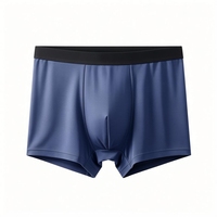 Boxers personnalisés en polyester élasthanne tricoté avec ceinture imprimée, doux, élastiques, respirants, antibactériens, séchage rapide, OEM ODM