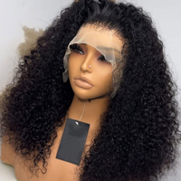 Vente en gros de perruques courtes bouclées en dentelle HD, fournisseur de perruques en cheveux indiens vierges, perruques en dentelle frontale sans colle, cheveux humains