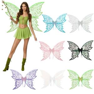 Ailes de Fée Papillon Fantaisie Scintillantes pour Déguisement, Accessoires de Fête d'Halloween, Costume de Fée avec Oreilles et Baguette, Accessoire Photo - Product Image 5