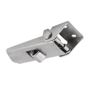 K0046 KIPP Form B Loquet à tension réglable avec verrou, attache pivotante, trous de fixation apparents, finition polie, loquet de serrure à dégagement rapide pour armoire - Product Image 1