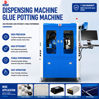Machine de distribution visuelle haute vitesse avec caméra CCD, robot de distribution de colle pour cartes de circuits imprimés, éclairage LED, électronique
