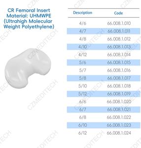 Prótesis de Rodilla Primaria para Uso Quirúrgico en Artroplastia - Product Image 5