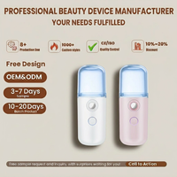 Wochuan Nouveau Design Humidificateur Facial Nano-Ionique à Brume Froide pour Usage Domestique, Vaporisateur Nettoyant Hydratant pour le Visage