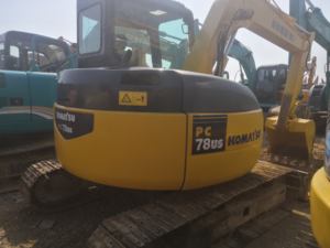 Excavatrice Komatsu PC78 d'occasion de 7 tonnes, modèle 2022, moteur neuf en stock à vendre à Hefei avec inspection vidéo et sonore - Product Image 4