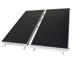 Chauffe-eau solaire thermique à plaque plate autonome pressurisé pour usage domestique, extérieur, garage, hôtel, avec boîtier métallique séparé - Product Image 3