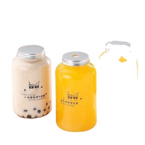 Botella Redonda Pequeña para Jugos de Mascotas, Botella Desechable para Bebidas, Leche y Té con Tapa con Orificio, Venta Caliente - Product Image 1