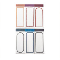 40 pièces par sachet, série de bordures de poche, mini-bordures en double matériau pour décoration manuelle et collage