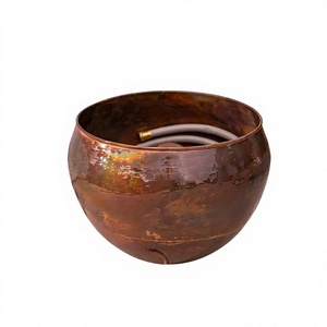 หม้อเก็บสายยางสำหรับสวนทำจากทองแดงทำด้วยมือดีไซน์เฉพาะ - Product Image 1