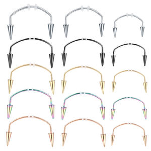 316L thép phẫu thuật Dracula Nail <span class=keywords><strong>piercing</strong></span> đồ trang sức vách ngăn <span class=keywords><strong>piercing</strong></span> trang trí Ma Cà Rồng Răng Zombie răng ren móng tay - Product Image 1