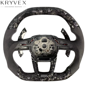 Volante Deportivo de Fibra de Carbono Personalizado Kryvex para <span class=keywords><strong>Audi</strong></span> S3, S3 <span class=keywords><strong>Q3</strong></span>, RSQ3, RSQ8, S5, RS5 <span class=keywords><strong>Sportback</strong></span> 2016-2024, Interior Elegante - Product Image 6