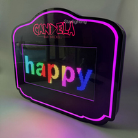 Control de aplicación de logotipo personalizado OEM Mensaje de desplazamiento pantalla VIP glorifier LED tablero de mensajes presentador de botella para salón de club nocturno
