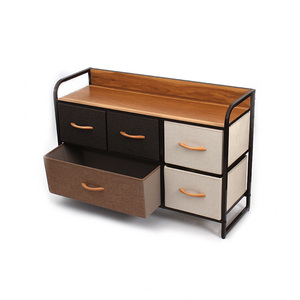 Customized 5L-614 Dresser <strong>Chest</strong> <strong>of</strong> <strong>5</strong> <strong>Drawers</strong> Furniture Storage Tower Sturdy Steel Frame - Product Image 3