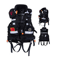 Gilet de Sauvetage Flottabilité Torrent 190n pour Secours Aquatique, Kayak, Marin, avec Bande Réfléchissante