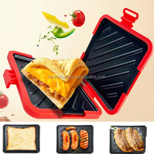 Sartén para tostadas con cuchillo para mantequilla, apta para microondas, sin necesidad de olla - Product Image 4