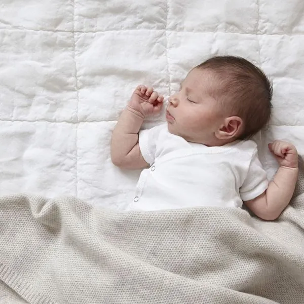 بطانية مخصصة بتصميم بطانية ناعمة للغاية من القطن الخالص بطانية أطفال حديثي الولادة بطانيات محيكة لحديثي الولادة