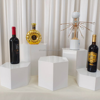 ZKAI Présentoirs en acrylique blanc pour gâteaux de mariage, supports de buffet, présentoirs à desserts, décorations de Noël