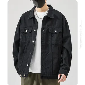 Alta Qualidade atacado Alta Qualidade Mens Cotton jeans Jacket personalizado Mens denim Jacket para homens