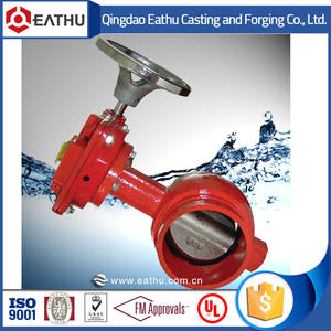 <span class=keywords><strong>Vanne</strong></span> papillon de poignée de volant de connexion de cannelure - Product Image 3