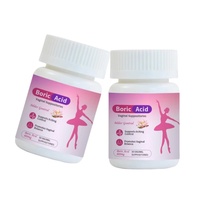 Suppositoires vaginaux à l'acide borique cliniquement étudiés, extrait de plantes, équilibre du pH féminin, contrôle des odeurs, 30 unités