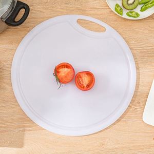 Tabla de Cocina Redonda Multifuncional Blanca y Colorida para Pizza, Tablas de Cortar de Plástico Modernas y Ecológicas con Logotipo Personalizado - Product Image 2