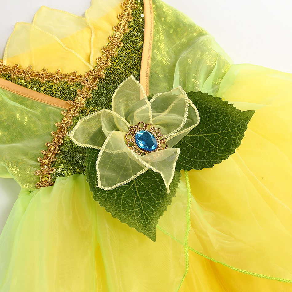 princess tiana dress disney store The Frog Princess/Tinker Fairy Duo Costume Luxury Kids Costume by Teresita Orillac Joy Costumes kids princess costume Disney Princess Tiana Costume Dress
