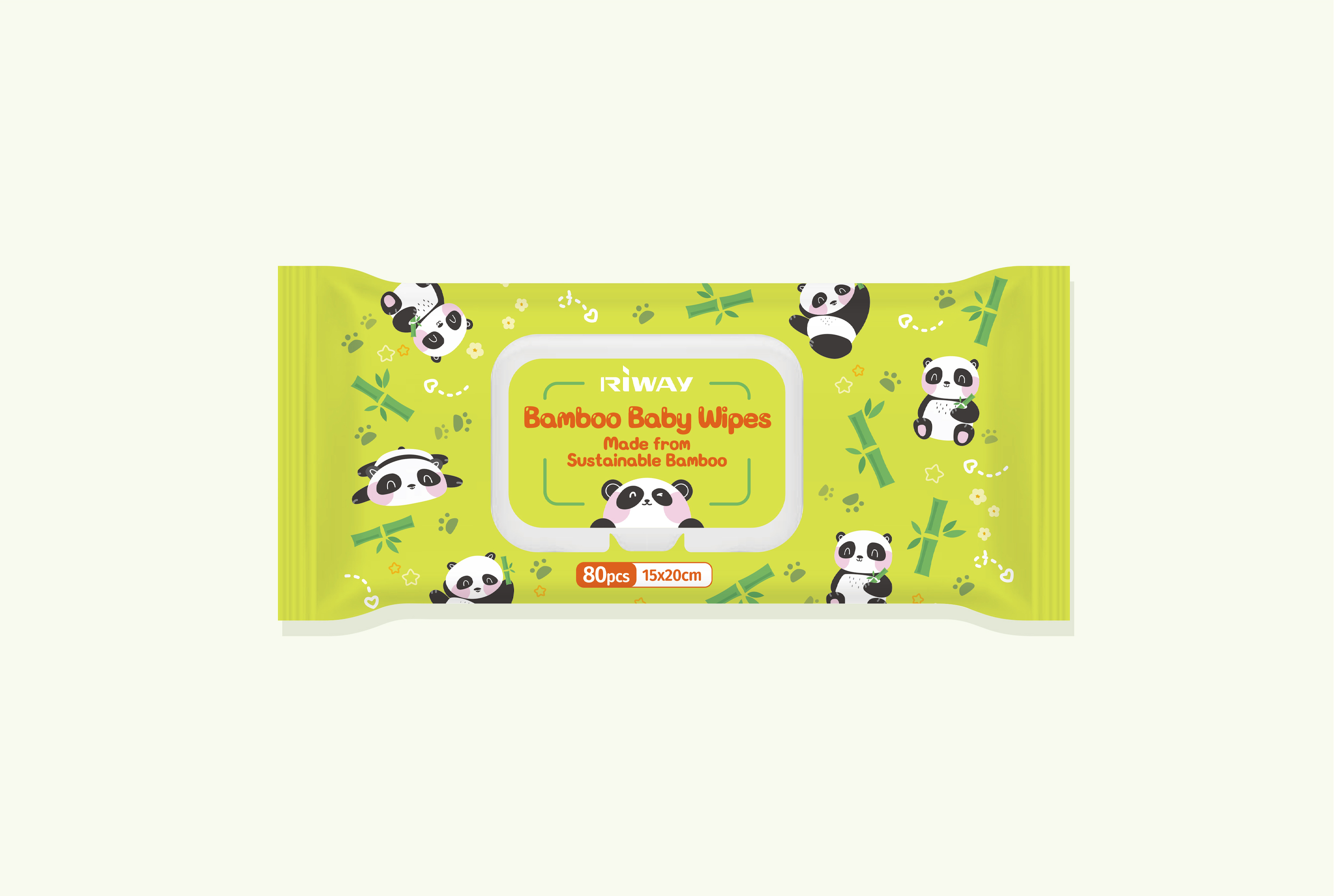 Green-bamboo baby wipes