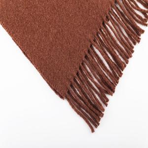 Dr.Wool 130*170CM Moderne karierte Wolldecke Einfaches koreanisch inspiriertes gewebtes Design 100% Wolle 380g/m² Quasten wurf für das Home Festival - Product Image 4