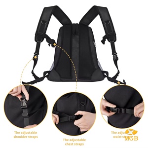 Nhà máy nhỏ Dog & Cat Carrier ba lô thông gió lưới Pet Front & Back gói với vành đai an toàn cho du lịch ngoài trời - Product Image 5
