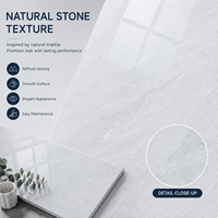 Carrelage en porcelaine effet marbre brillant 400x800mm, usage commercial, faible absorption, pour murs et sols, directement de l'usine