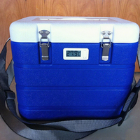 LIHENG 6L Refroidisseur médical portable Transport de la chaîne du froid Boîte d'échantillons biologiques de sang isolé Refroidisseur de glace thermique à usage répété