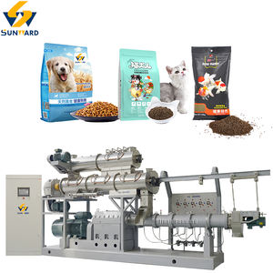 Máquina Procesadora de Alimentos para Mascotas (Perros y Gatos) Totalmente Automática de Acero Inoxidable, Motor de Extrusión de Doble Tornillo, Producción de 100KG/H-5000kg/h - Product Image 1