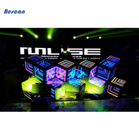 Table de DJ vidéo en 3D de bonne qualité, livraison gratuite, couleur cool, pixels led, pour boîtes de nuit, bar