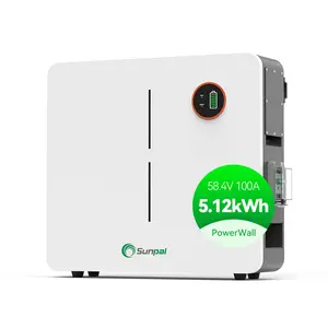 Sunpal 태양 에너지 저장 배터리 96V 180V 250V 20KWh 고전압 Lifepo4 가정용 태양열 시스템 배터리