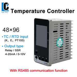 Lctc Thermostaat Industriële K E J <span class=keywords><strong>Pt100</strong></span> Cu50 Instelbare Ingang Ssr Relais <span class=keywords><strong>0</strong></span>-10c 4-20ma <span class=keywords><strong>Output</strong></span> Pid Temperatuurregelaar 48*96 - Product Image 2