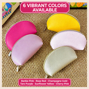 Pochette de maquillage en cuir PU tendance avec fermeture éclair, logo personnalisé, étanche, portable, pour cosmétiques, soins de la peau, rouge à lèvres, vente en gros - Product Image 1