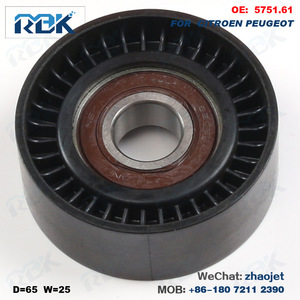 ลูกกลิ้งไกด์ Tensioner 575161 D65mm W24mm 17มม. สำหรับชิ้นส่วนทดแทนของเปอโยต์ - Product Image 5