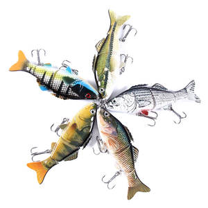 Isca de pesca articulada em atacado, isca de pesca articulada em multiseção com 10cm/18g, qualidade profissional - Product Image 1