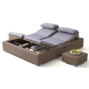 Plage En Aluminium bain de Soleil Chaise longue Chaise Hôtel Meubles De Patio En Rotin <span class=keywords><strong>Extérieur</strong></span> Chaise Longue - Product Image 4