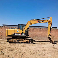 Prix abordable, occasion, Sany 155 Sy155C SY155H, faible nombre d'heures, 15 tonnes, peinture d'origine, excavatrice sur chenilles d'occasion SY155 à vendre