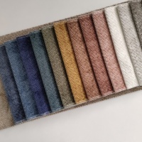 Tissu chenille tissé 320 g/m² 100 % polyester doux et chaud, multicolore, largeur personnalisée, pour rideaux, textiles de maison et ameublement
