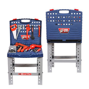 Valise d'outils d'entretien de luxe, cadeau éducatif pour garçons, table de construction, jeu d'imitation, ensemble d'outils électriques pour enfant - Product Image 2