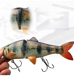Glide Isca Articulada <span class=keywords><strong>Swimbait</strong></span> Isca De Pesca Com Ganchos Trolling Iscas De Pesca Set Isca De Jig Iscas De Pesca - Product Image 3